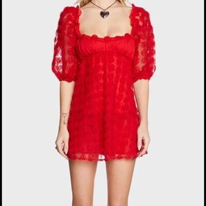 For Love and Lemons Hannah Mini Dress